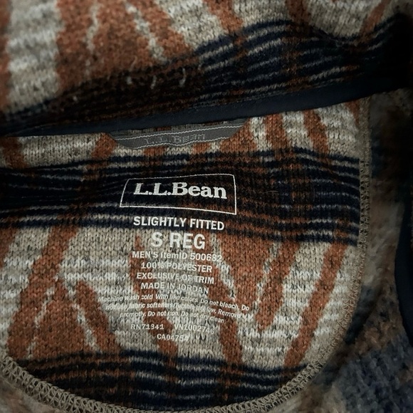 Men’s LL Bean 1/4 Snap Collared Pullover Size Small - Picture 4 of 4